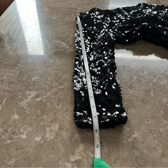 Dynamite crop top black sparkle size small - Picture 8 of 9